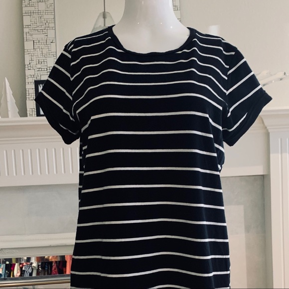 LULU’S CAFE SOCIETY STRIPED SHIRT DRESS CASUAL DRESS - Picture 6 of 15